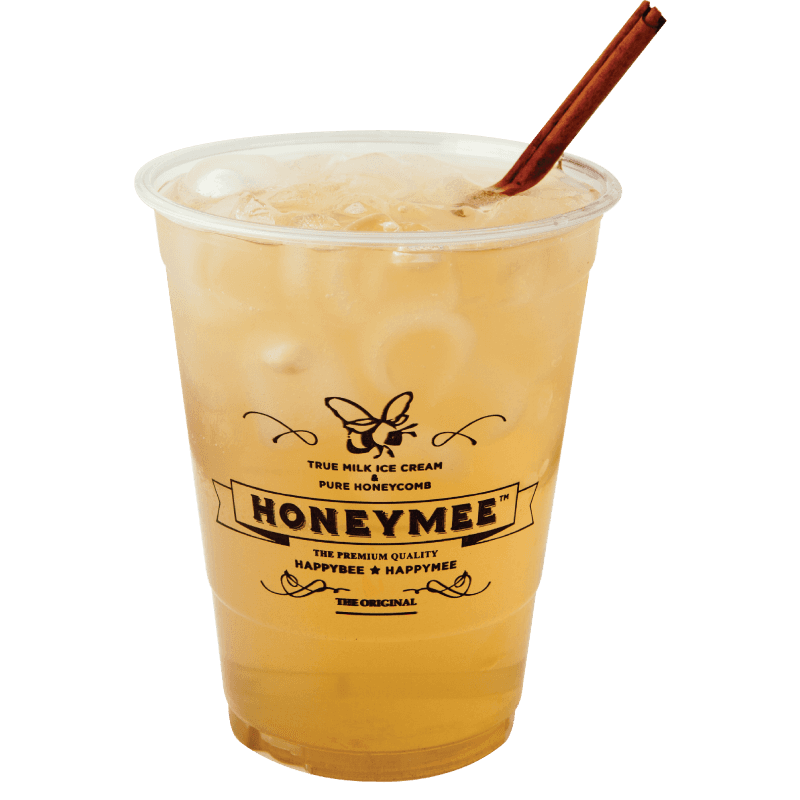 Iced Honey Tea with a cinnamon stick