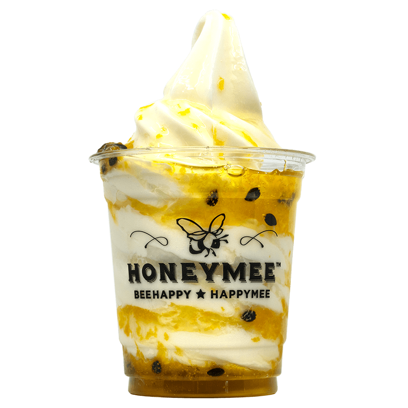 Passion Fruit Affogato — True Milk Ice Cream with passion fruit